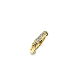 1/2 Ctw Diamond Semi Bezel Style Ring