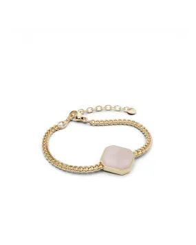 Armband - Pink Jasper - Gold - Für Sie