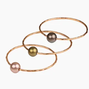 Aruba Bangle Pearl Set