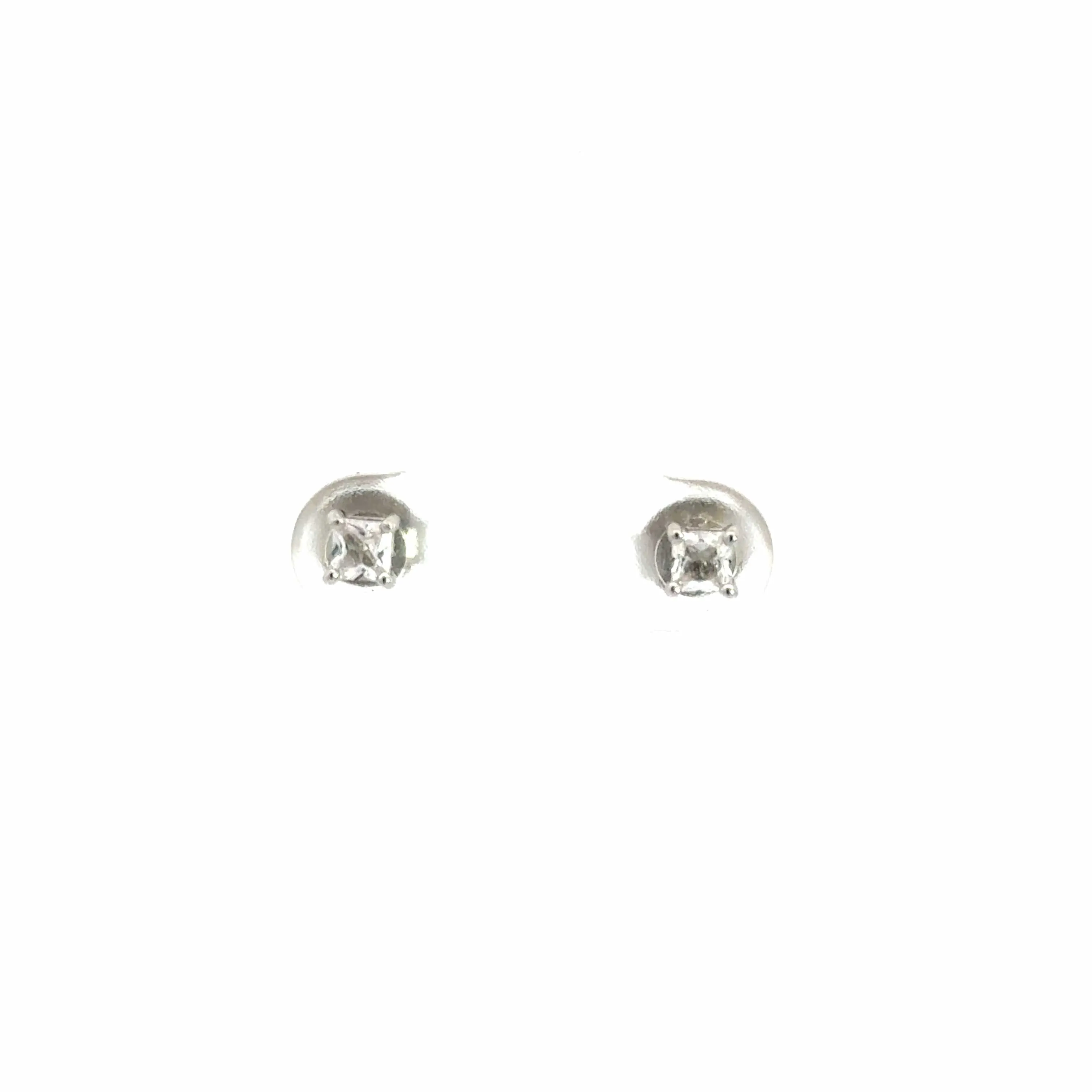 Baikalla™ Sterling Silver Lab Created Sapphire Earrings 4mm