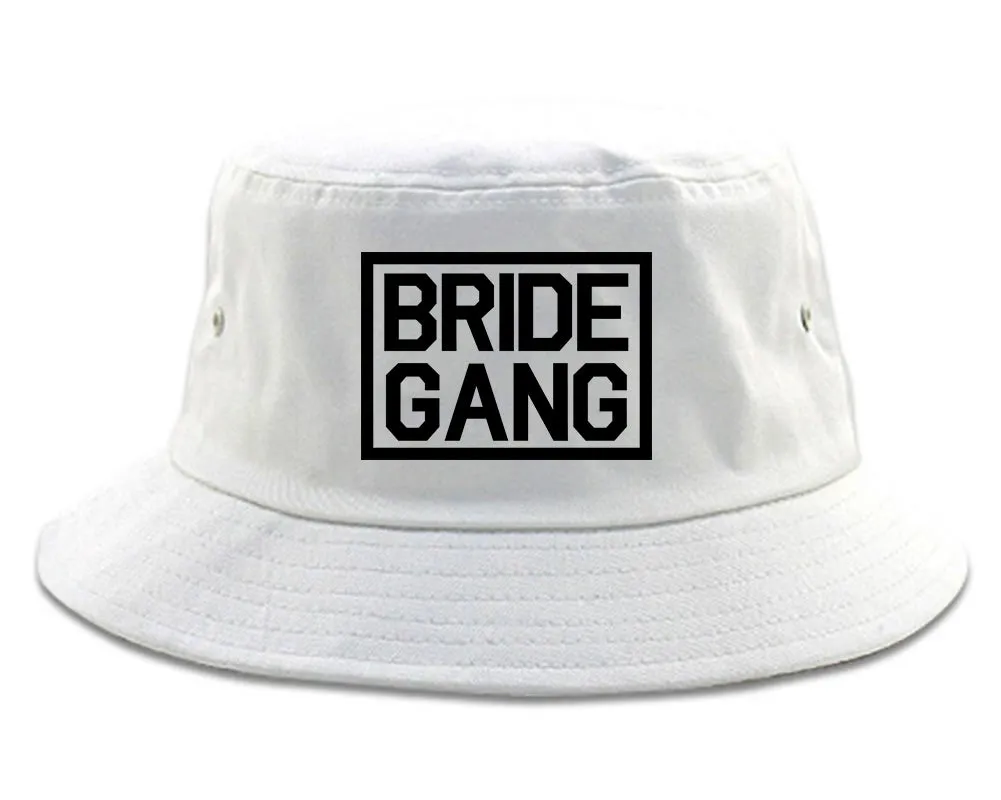 Bride Gang Bachlorette Party Mens Bucket Hat