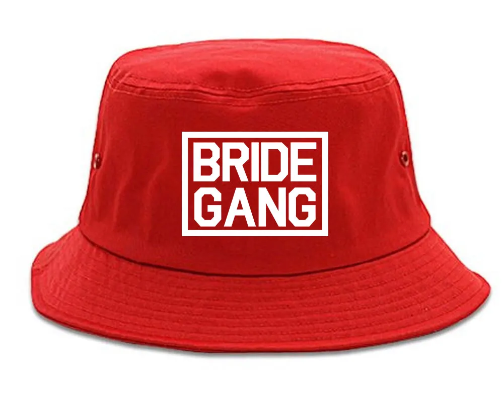 Bride Gang Bachlorette Party Mens Bucket Hat