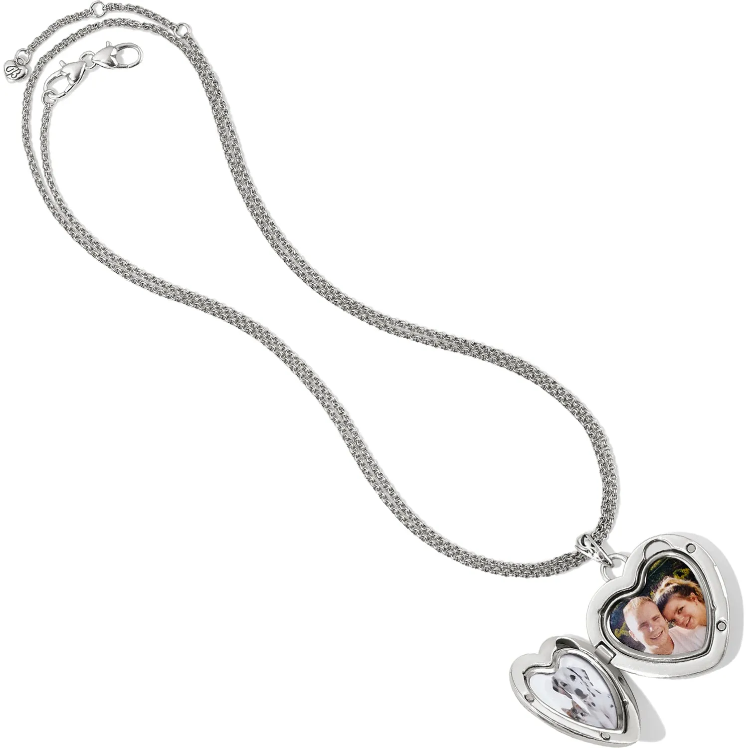 Brighton Timeless Heart Convertible Locket Necklace