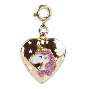 CHARM IT! - Gold Unicorn Locket Charm