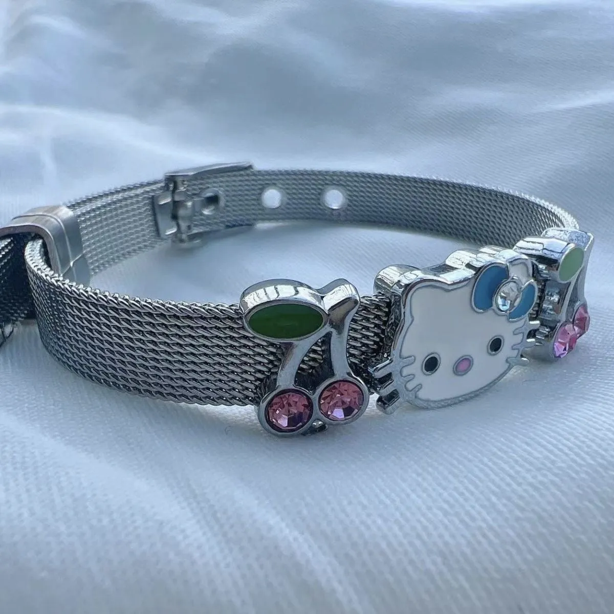 Cherry Kitty Bracelet