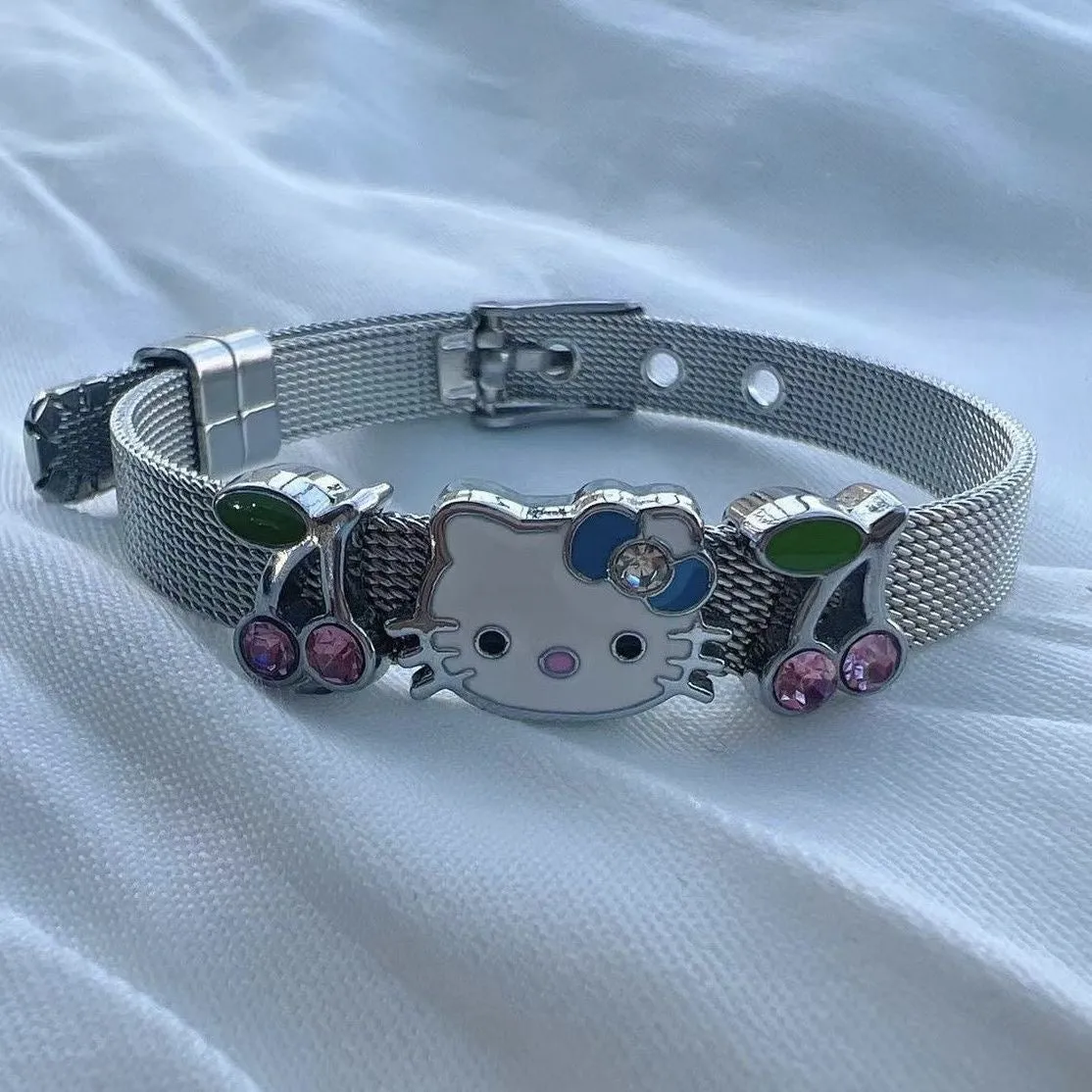 Cherry Kitty Bracelet