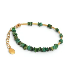 Chipas Green Turquoise Bracelet - 82274356