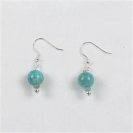 Classic Drop Earrings Charming Turquoise Earrings