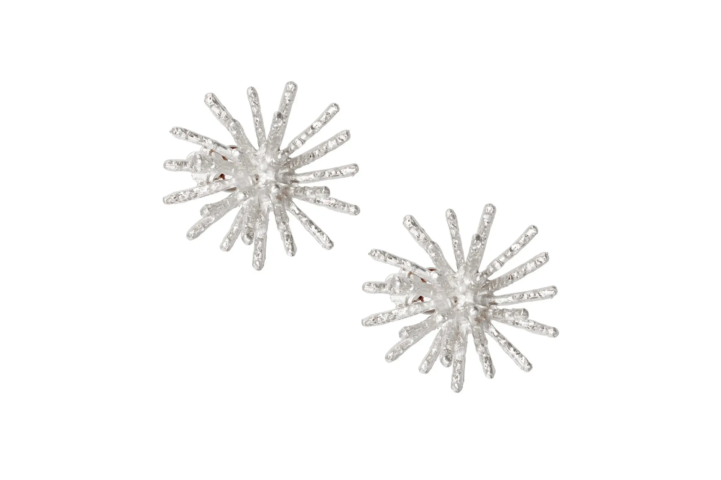 Clip On Medium Spike Earrings for Women