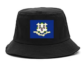 Connecticut State Flag CT Chest Mens Bucket Hat