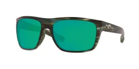 Costa Del Mar Mens Broadbill Matte Reef Frame - Green Mirror 580 Glass Lens - Polarized Sunglasses