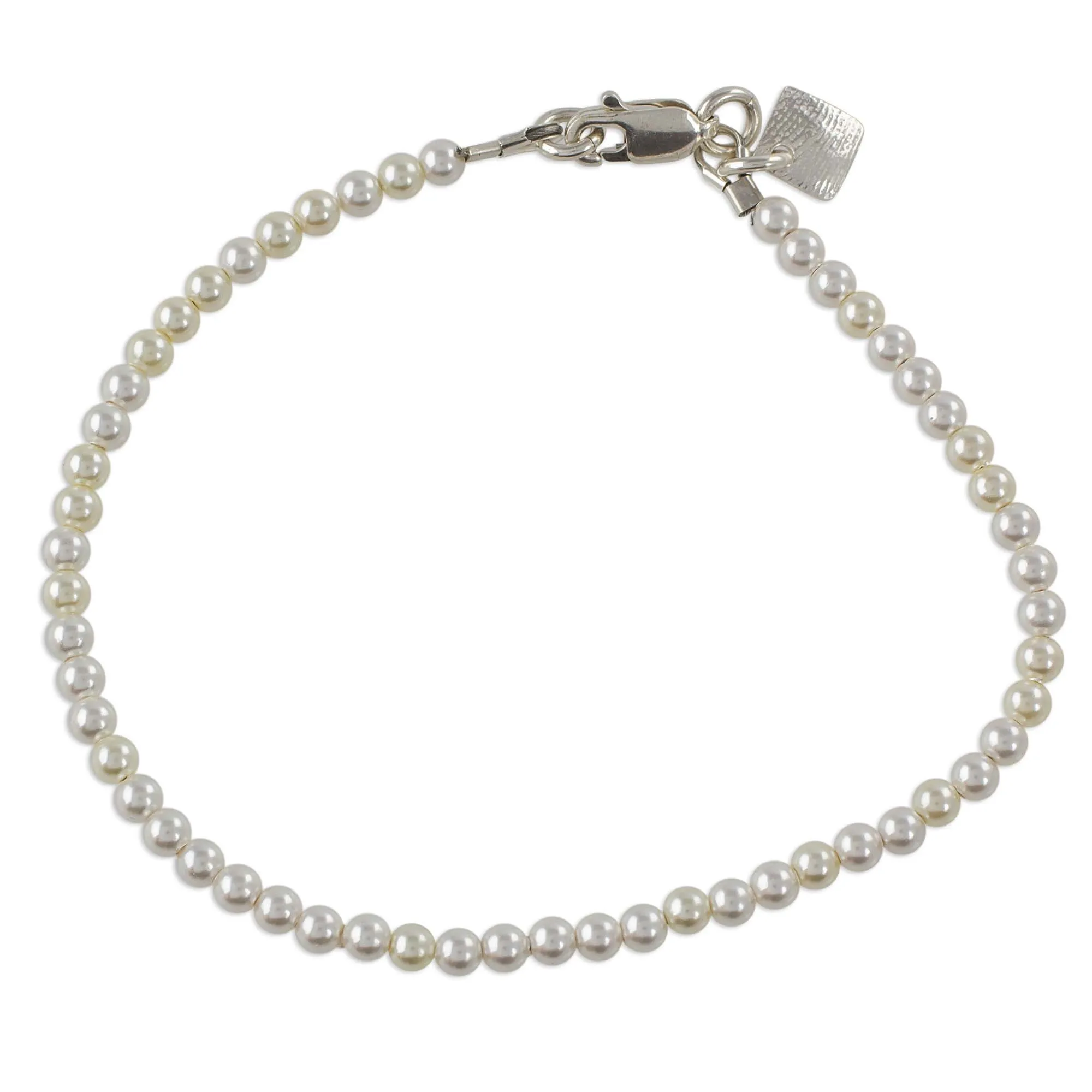 Cultured Pearl Beaded Bracelet from Guatemala - Beautiful Delicacy | NOVICA