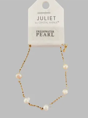 Dainty Gold with Pearl Bracelet