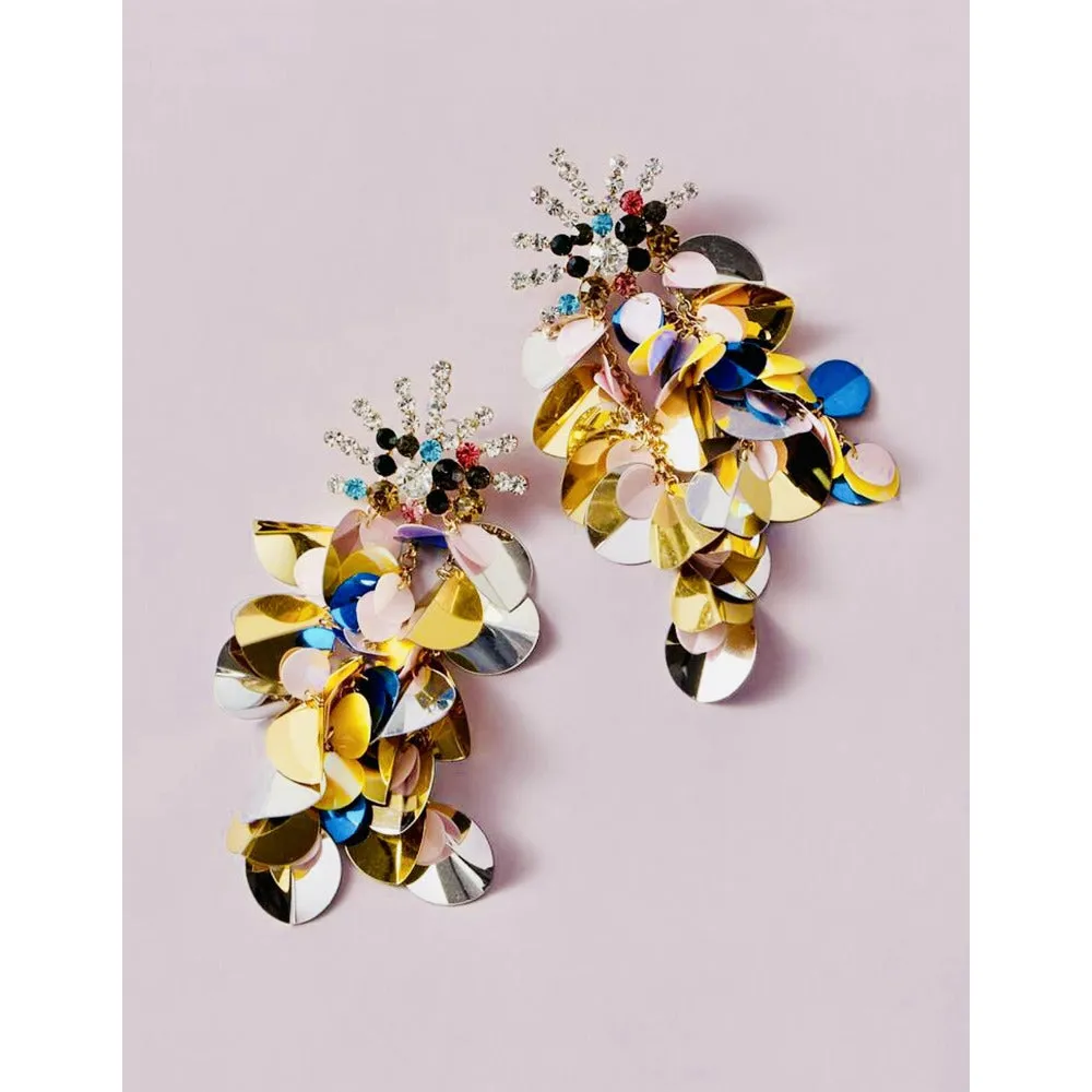 Dominica Carousel Multi-color Tassel Earrings