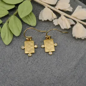 Fancy Rectangle Earrings