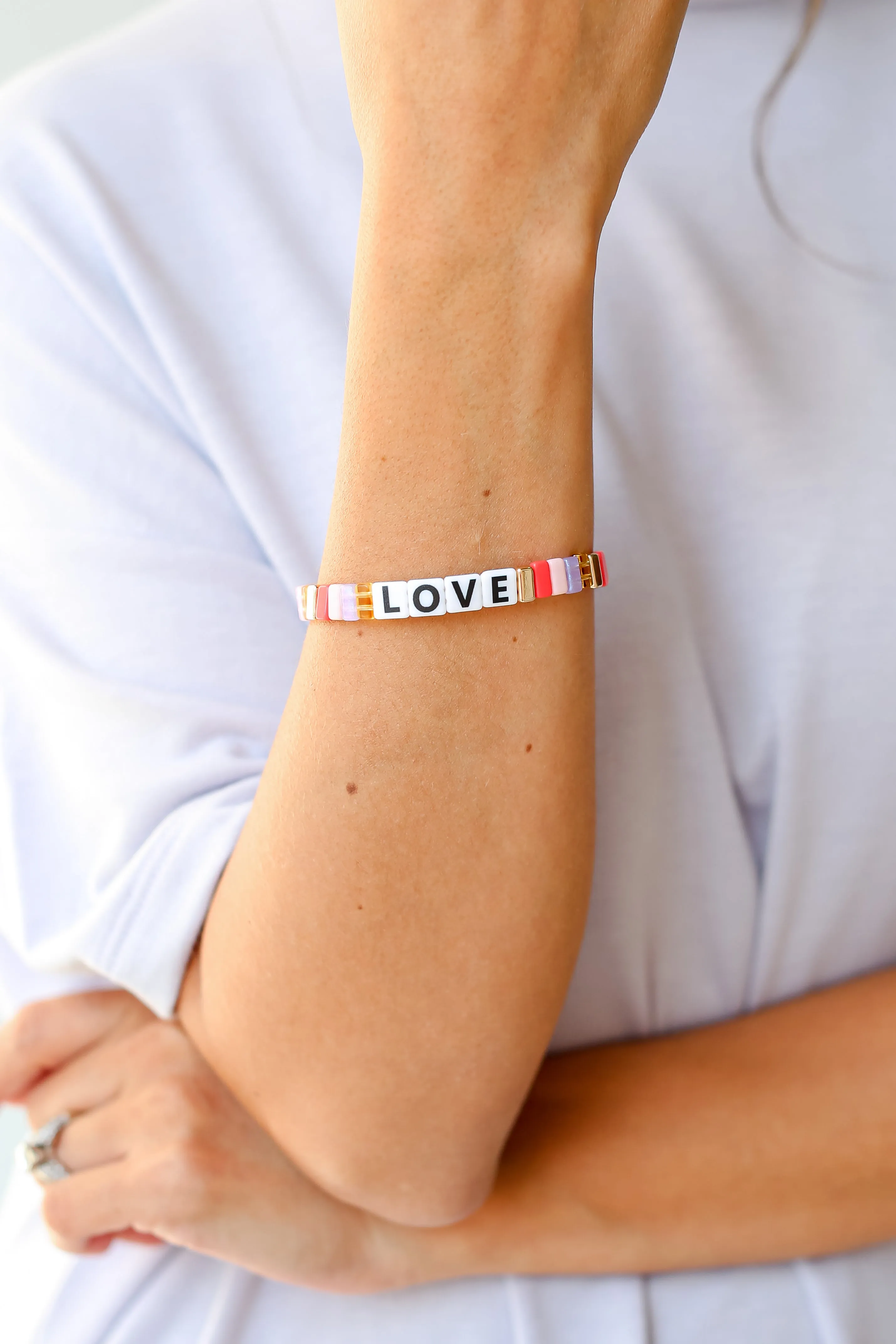 FINAL SALE - Delilah Beaded Love Bracelet