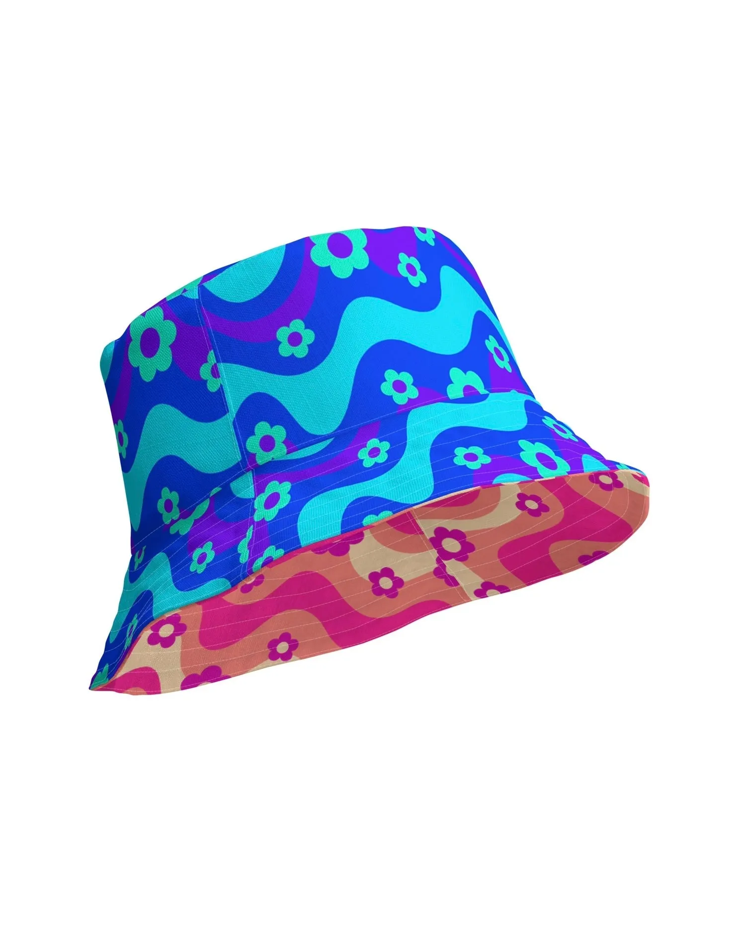 Flower Power Reversible Bucket Hat