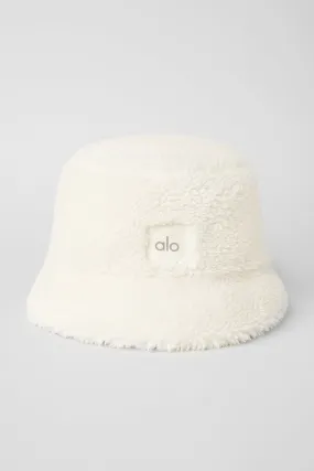 Foxy Sherpa Bucket Hat - Ivory