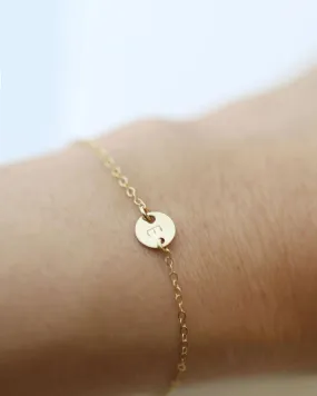 Gold Coin Bracelet