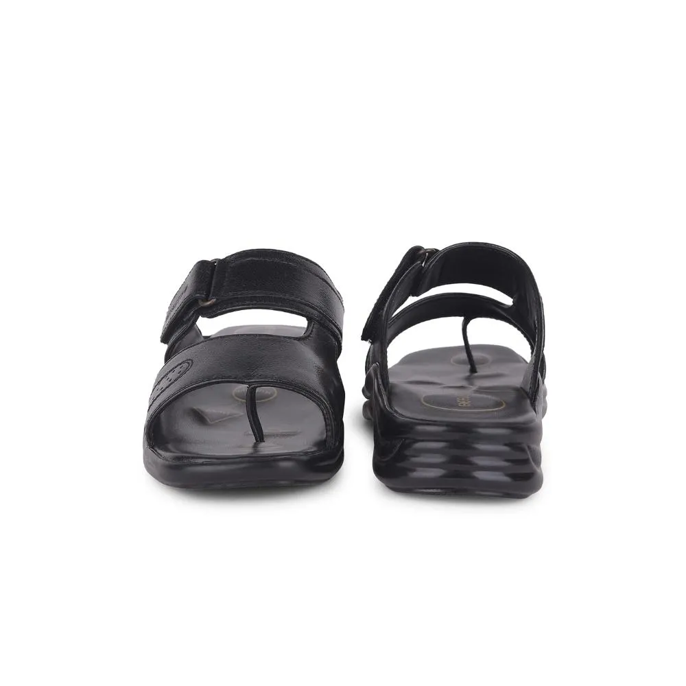 Healers Casual Black Toe Ring Slippers For 2013-901 Men By Liberty