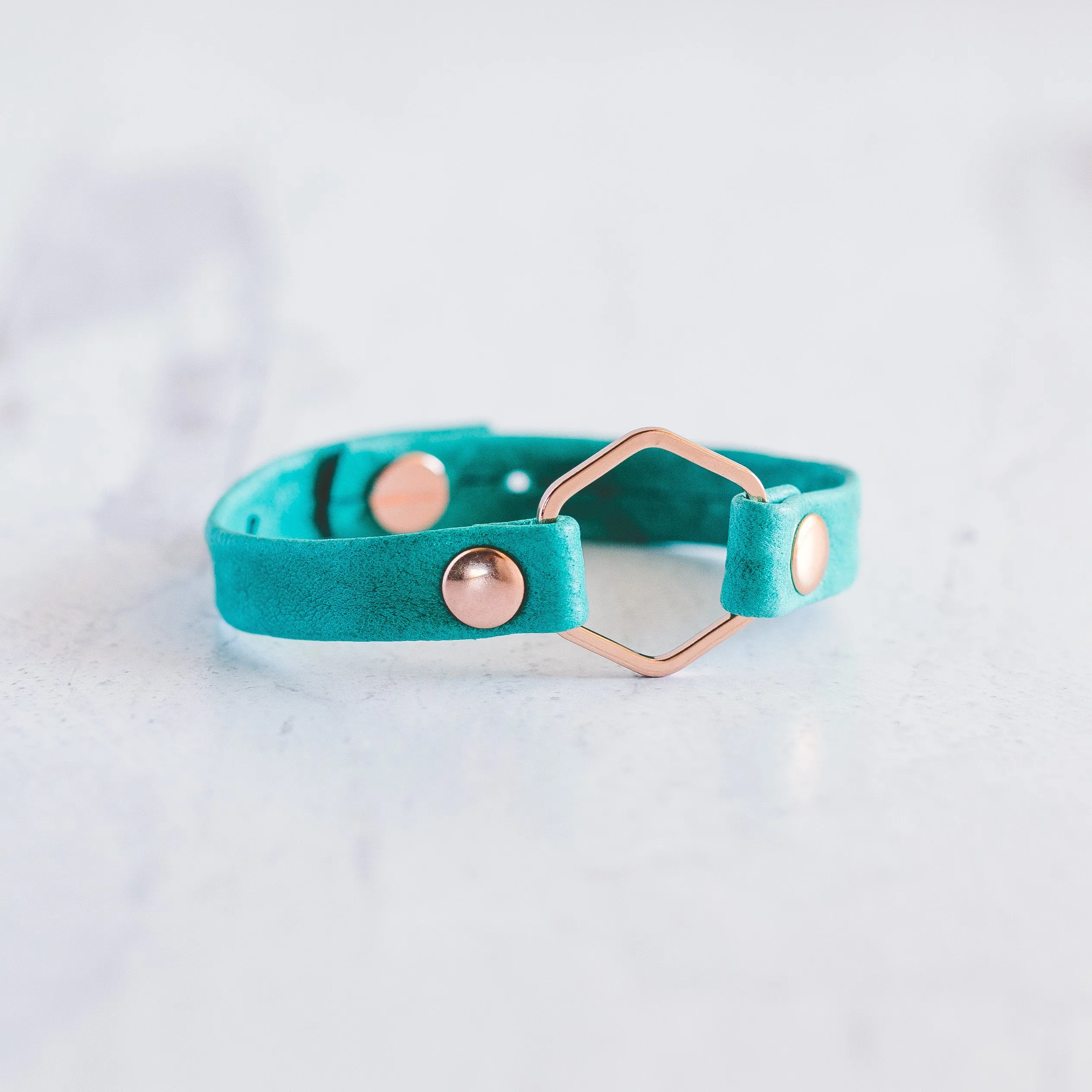 Honeycomb Bracelet - Rose Gold