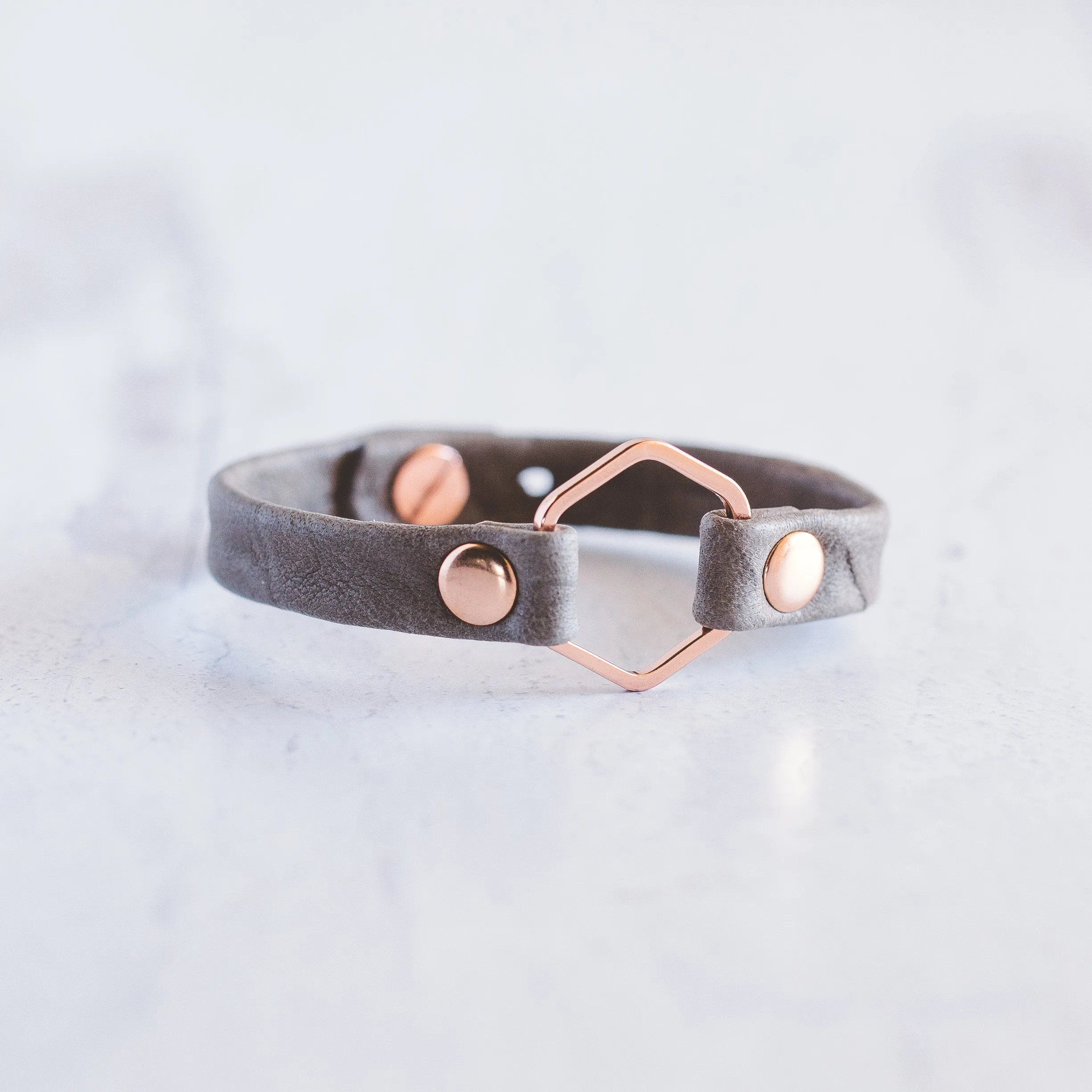 Honeycomb Bracelet - Rose Gold