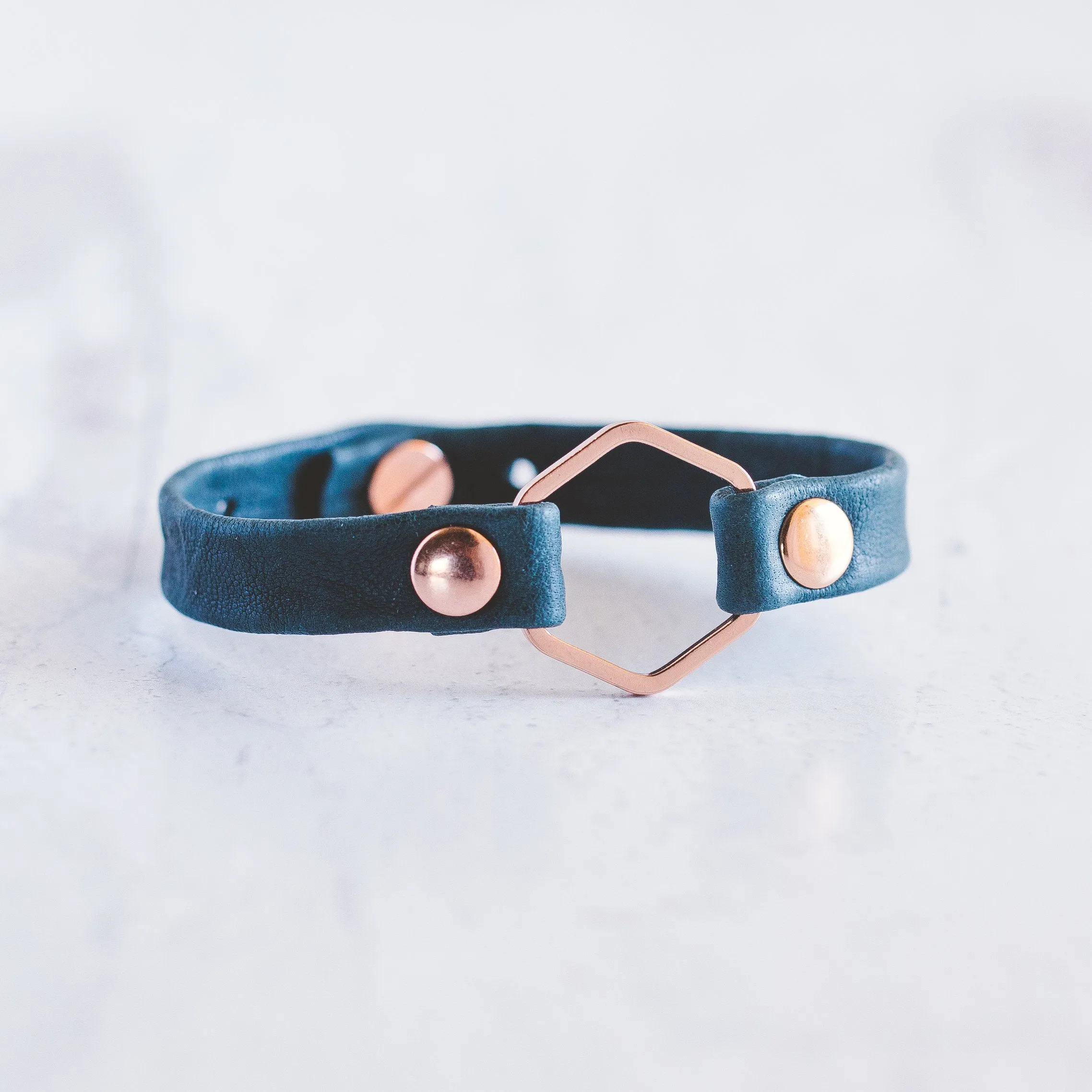 Honeycomb Bracelet - Rose Gold