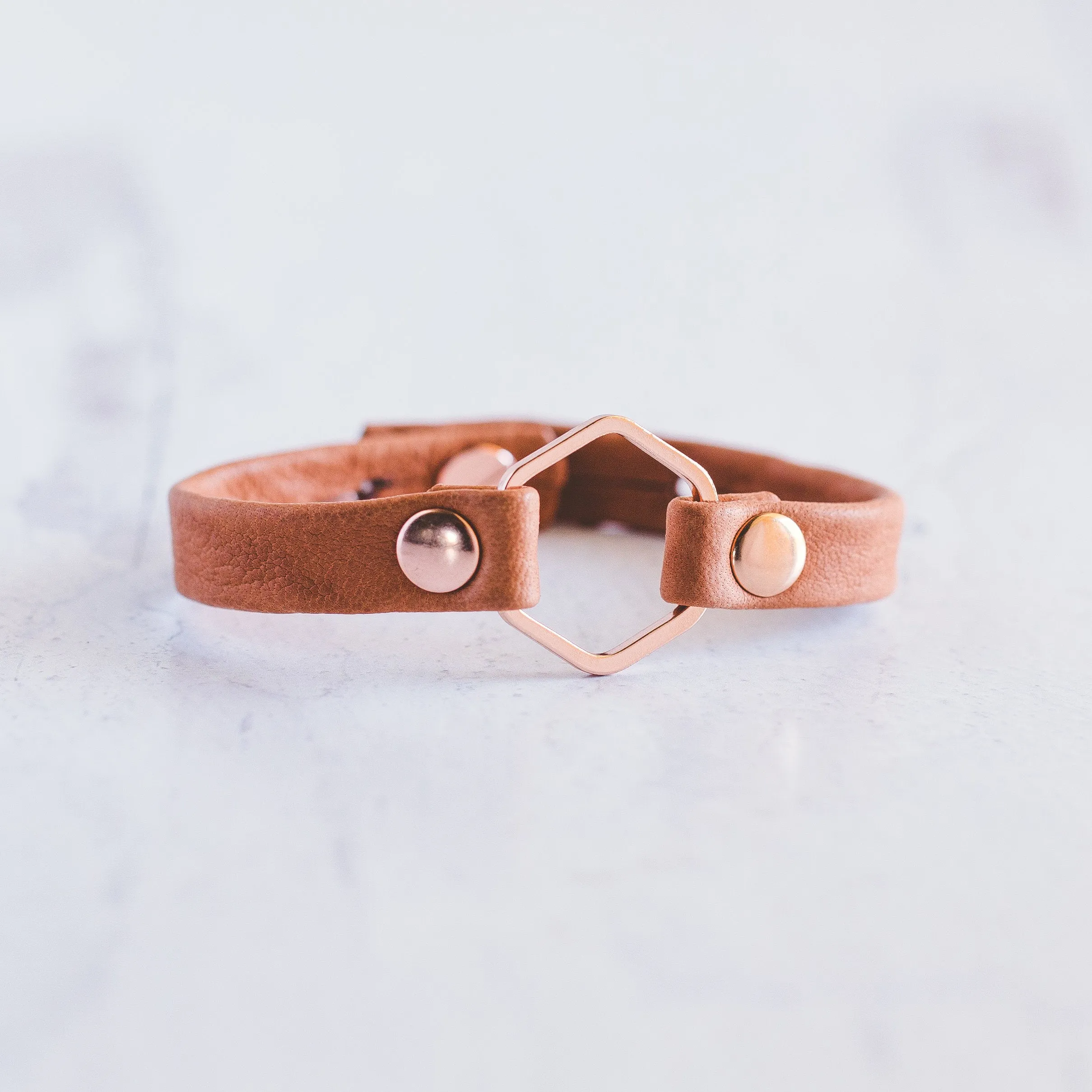 Honeycomb Bracelet - Rose Gold