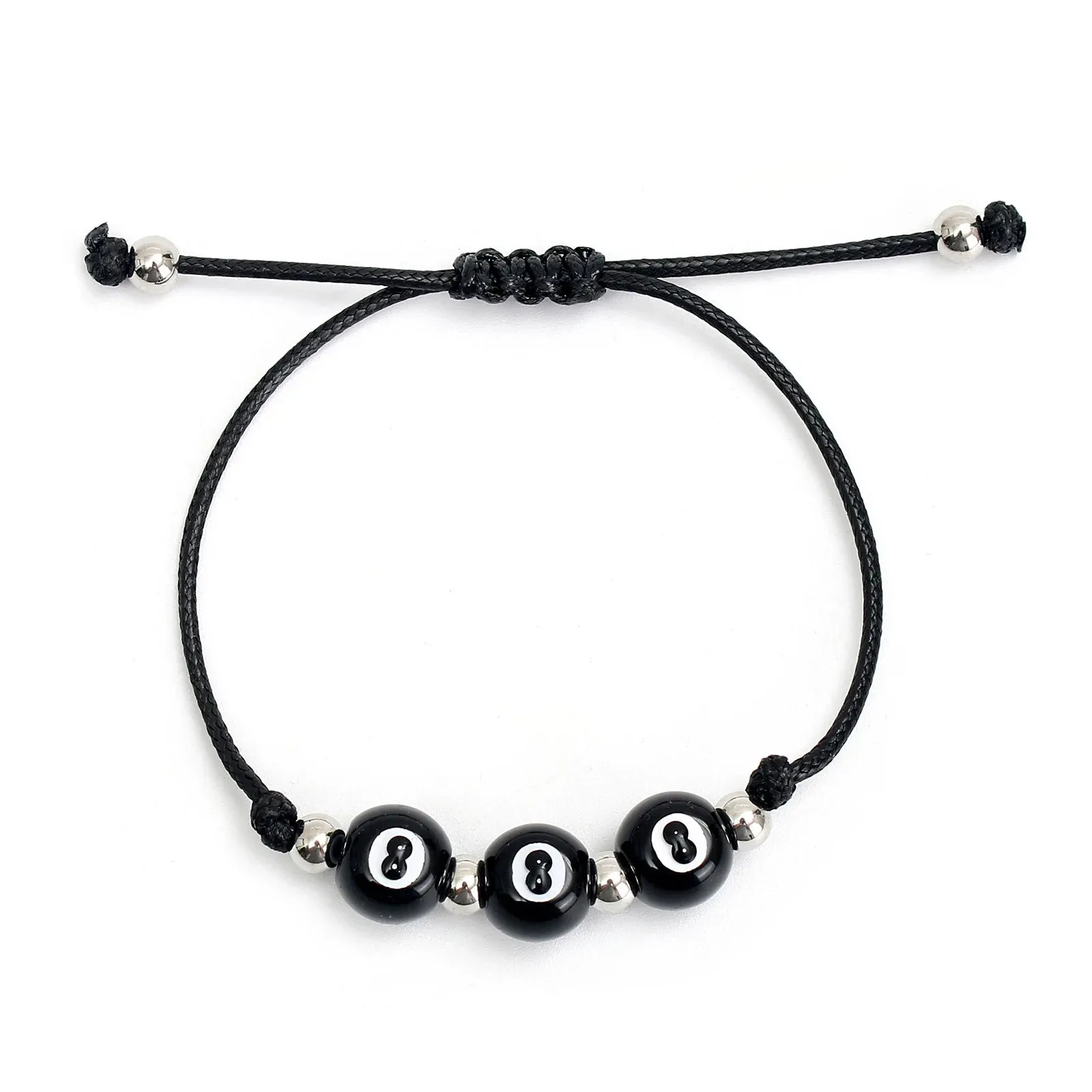 KADRUFI Black Beaded Bracelet for Men Round Basketball Ball Beads Bracelets Elastic Rope Chain Jewelry Gift 2023 pulsera hombre