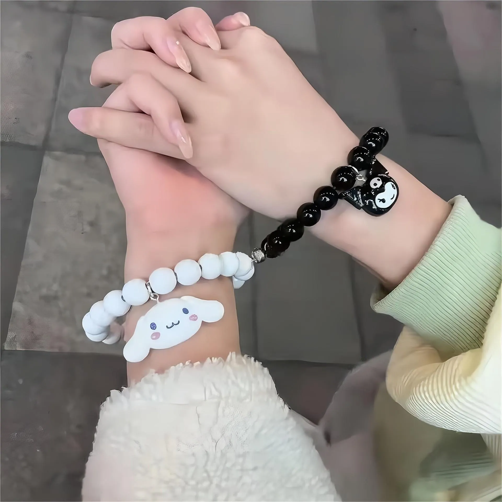 Kawaii Kuro Cinna Magnetic Charging Data Cable Bracelet