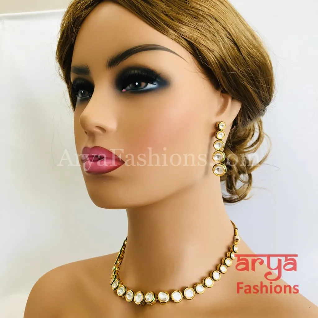 Kundan Necklace with Meenakari