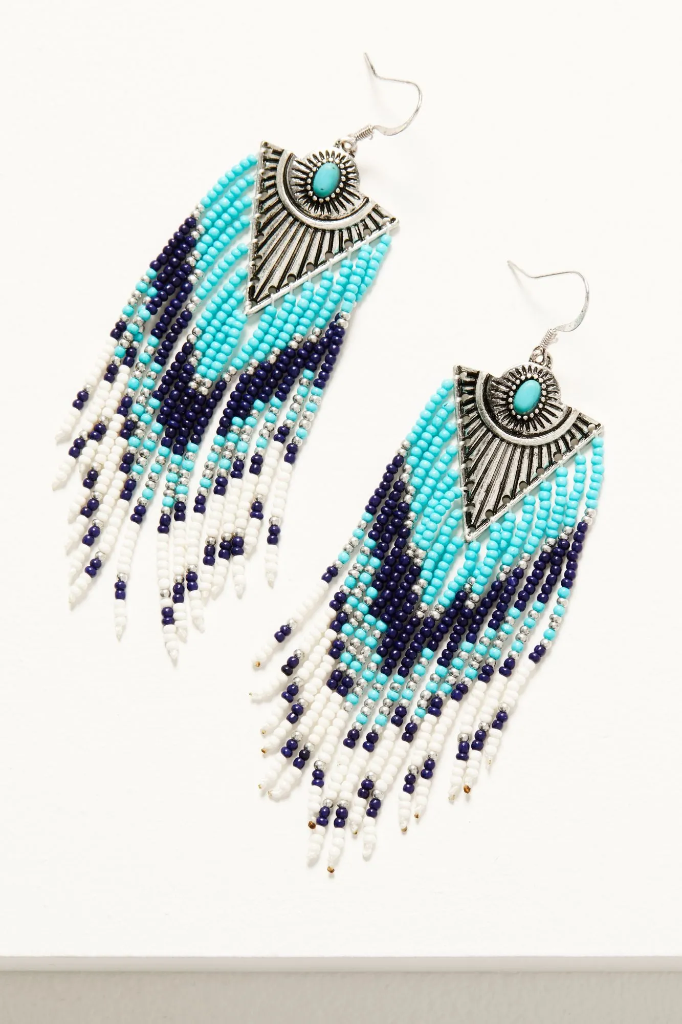 Lenox Beaded-Fringe Earrings