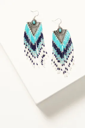 Lenox Beaded-Fringe Earrings