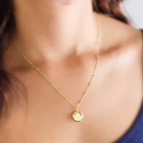 Little Gold Locket Necklace