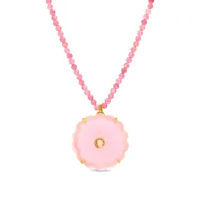 Magnolia Necklace - Blush Pink