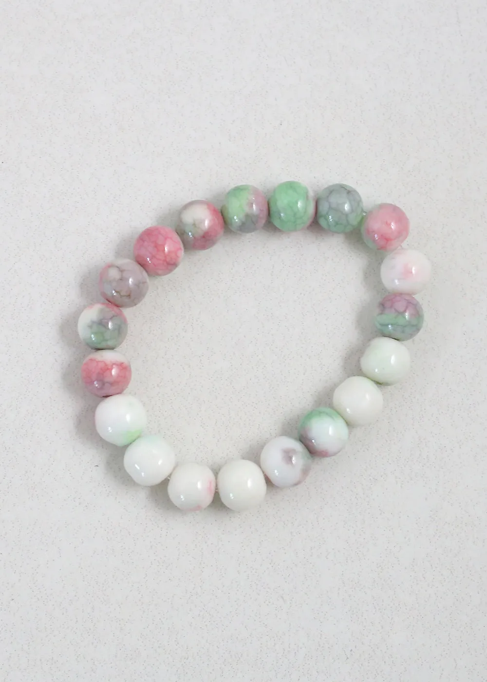 Marble Beaded Bracelet