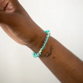 Mini Bubble Bracelet: Aqua