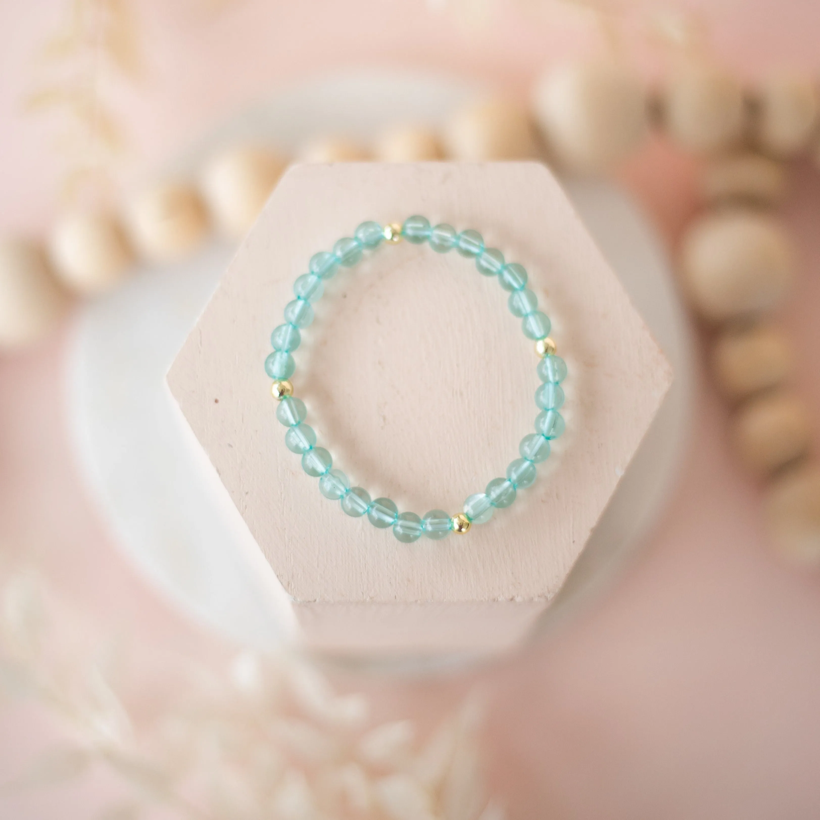 Mini Bubble Bracelet: Aqua