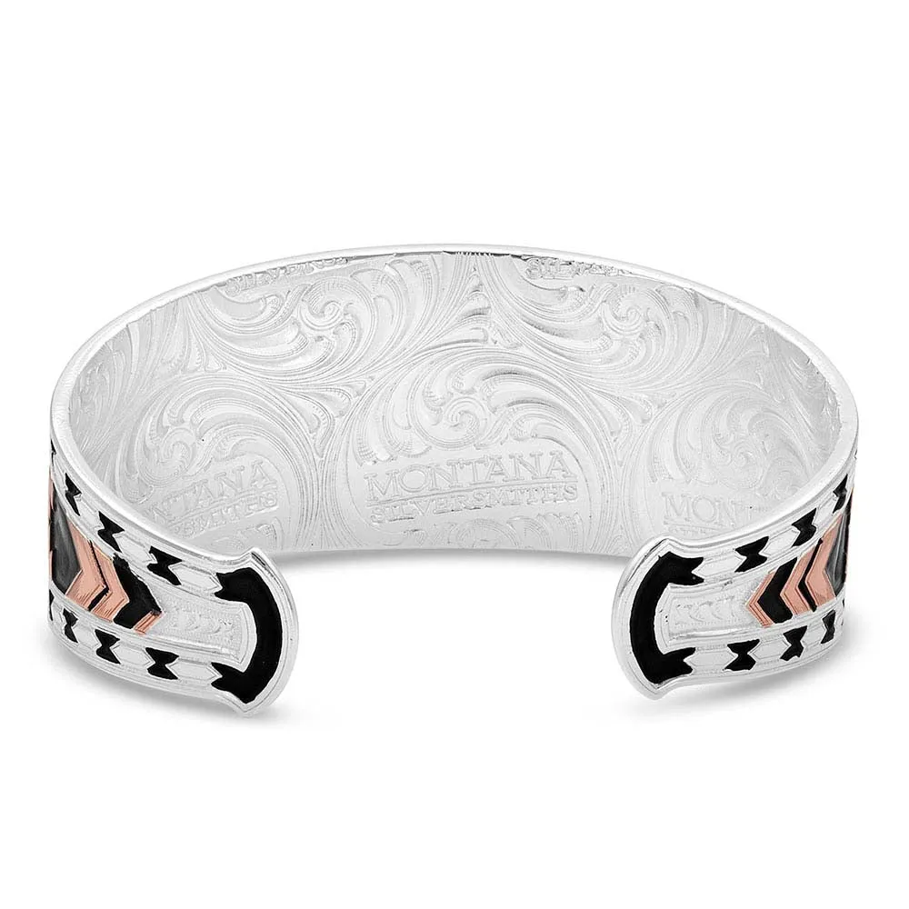 Montana Silversmiths Unisex Desert Serenade Cactus Cuff Bracelet BC4290RG