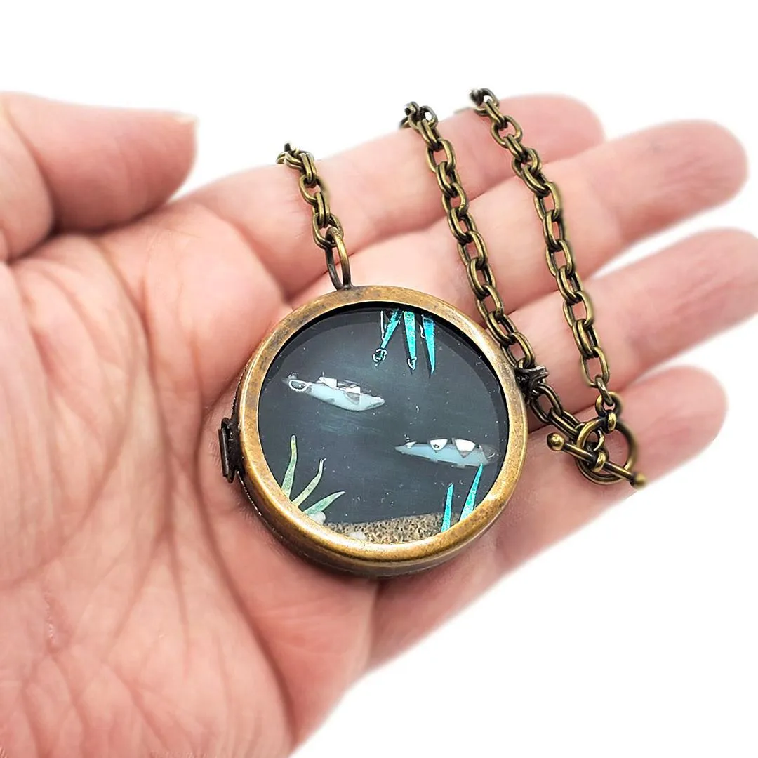 Necklace - The Other Fish in the Sea Locket by XV Studios