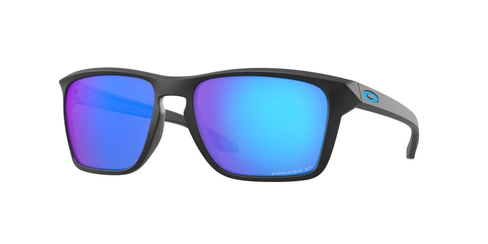 Oakley Mens Sylas Matte Black Frames - Prizm Sapphire  Iridium Lens - Non-Polarized Sunglasses