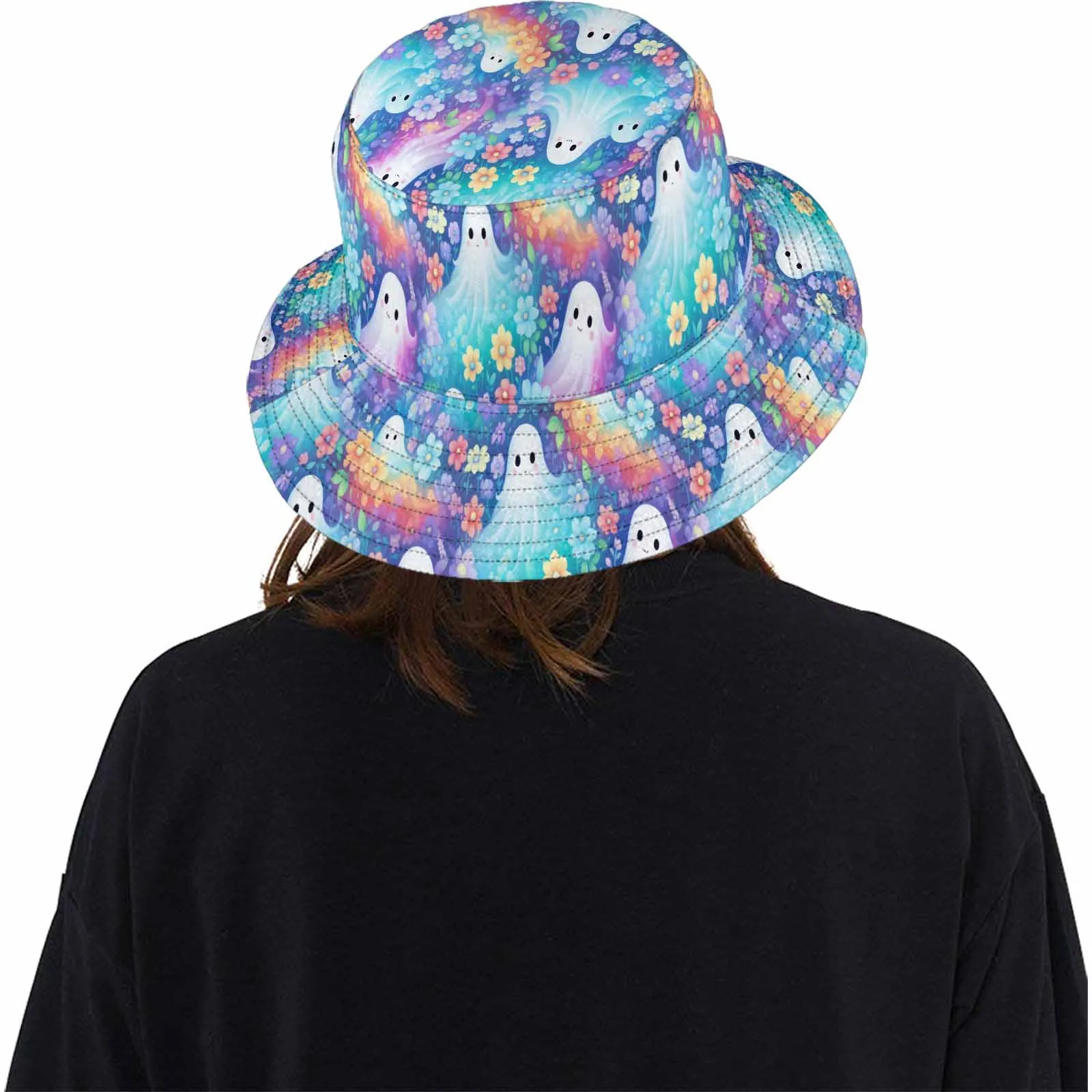 Pastel Halloween  Unisex Summer Single-Layer Bucket Hat