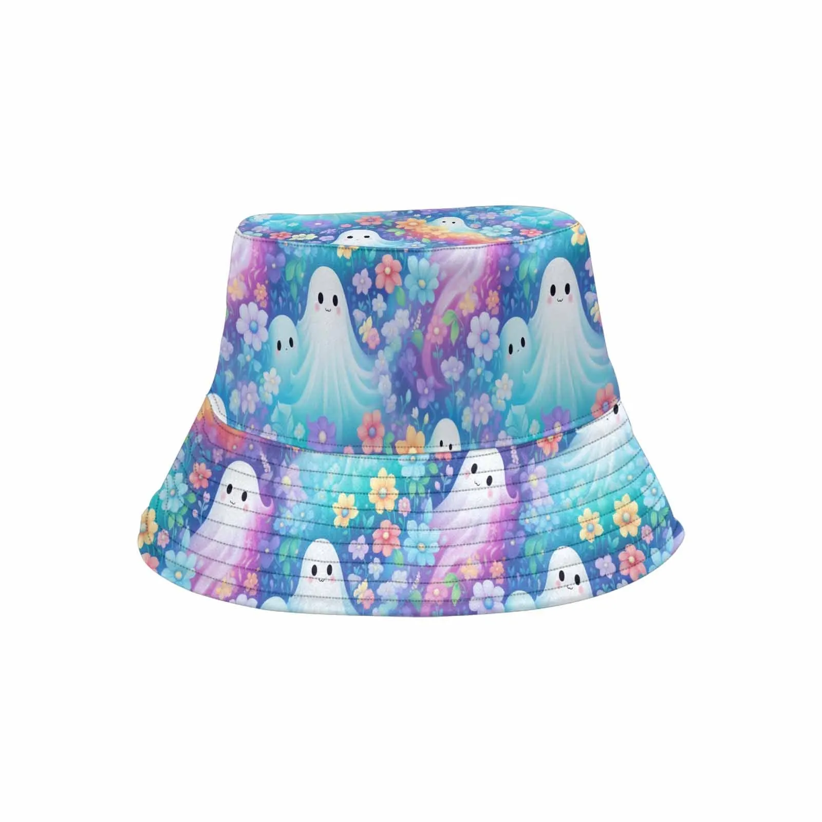 Pastel Halloween  Unisex Summer Single-Layer Bucket Hat