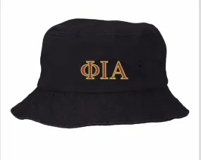 Phi Iota Alpha Embroidered Bucket Hat