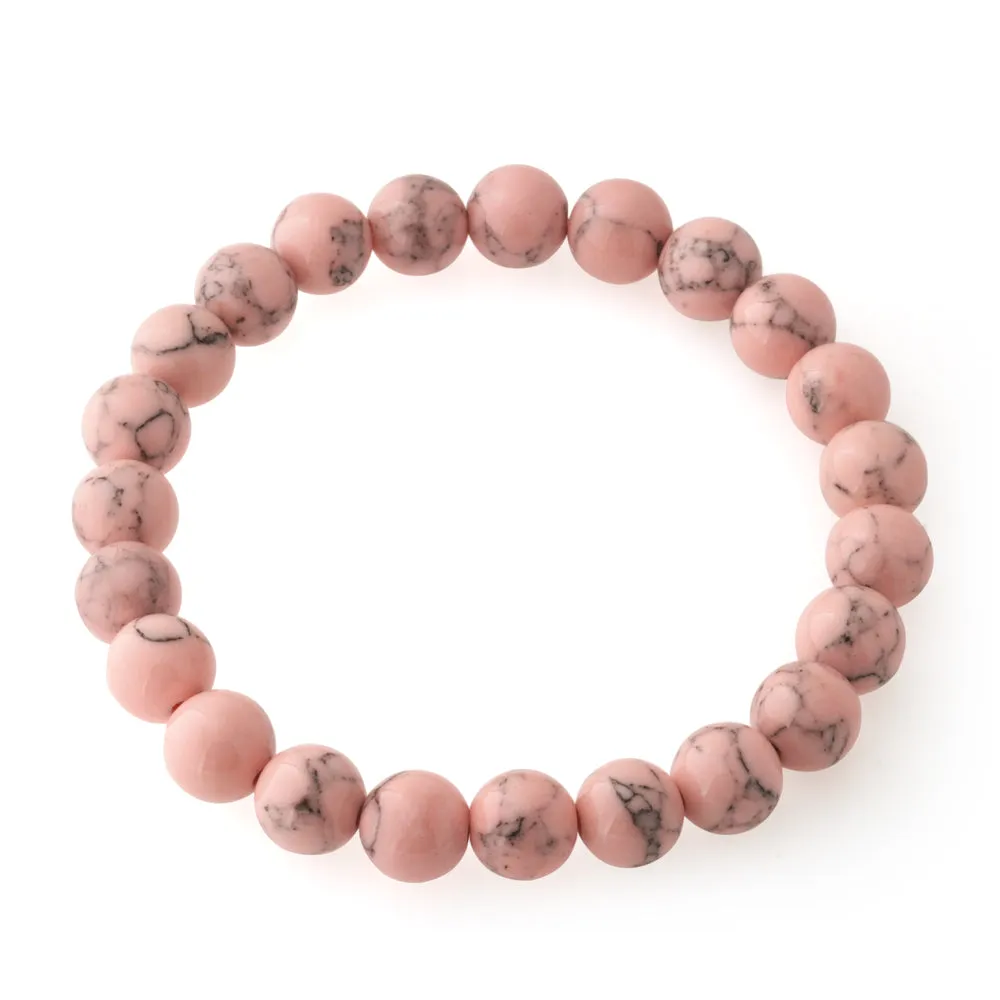 Pink Turquoise Stretch Bracelet