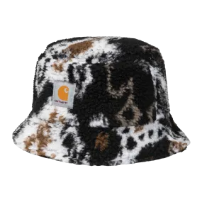 Prentis Fleece Bucket Hat Baru Jacquard Black