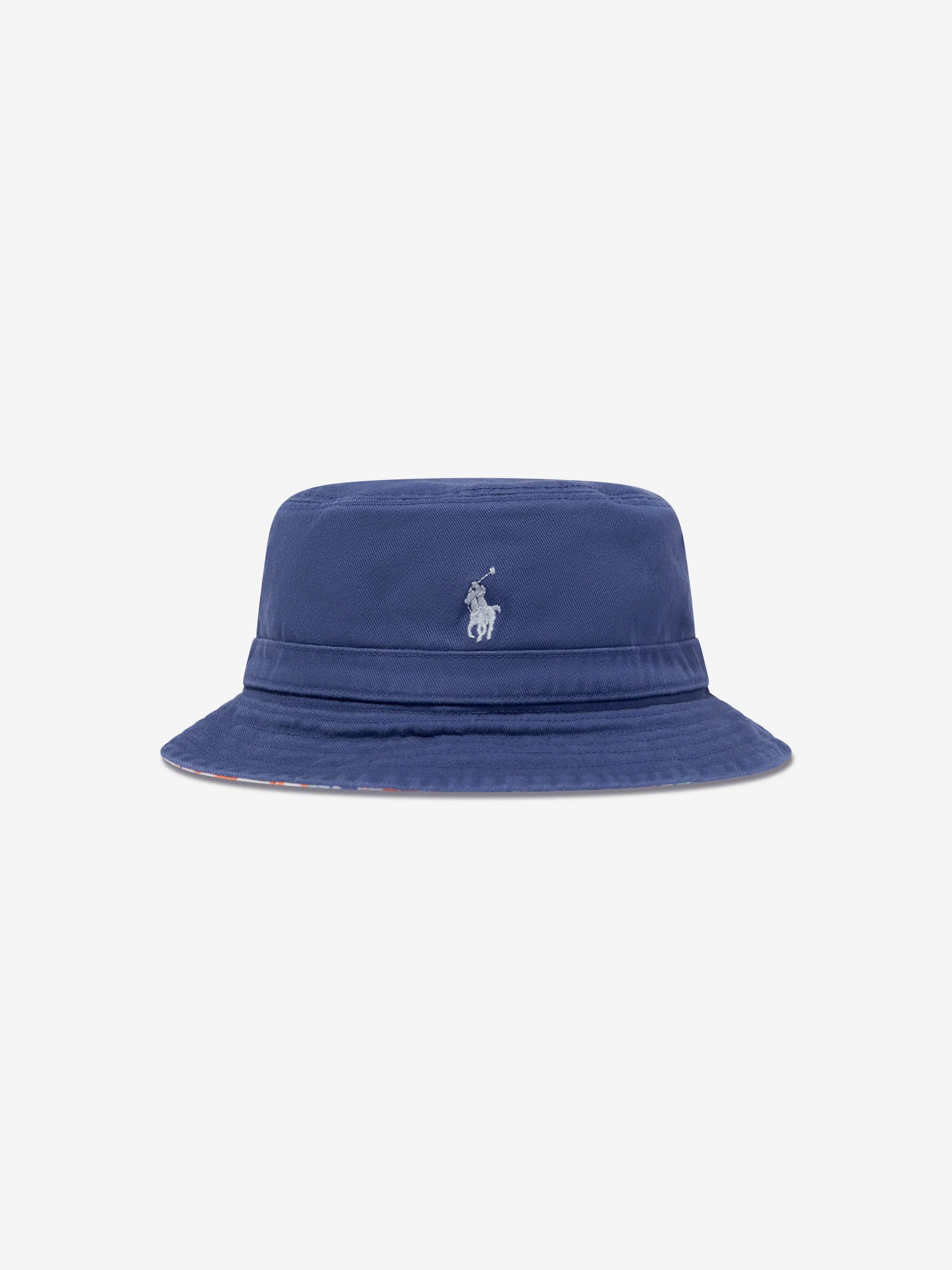 Ralph Lauren Boys Reversible Bucket Hat in Multicolour