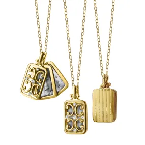 Rectangular Gate Diamond Locket