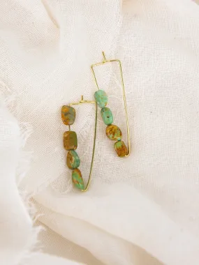 River Turquoise Earrings