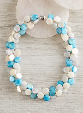 Sand and Sea Mother-of-Pearl Necklace